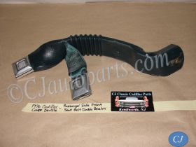 OEM 1971 1972 1973 1974 1975 1976 Cadillac Deville Calais Fleetwood 1971 1972 1973 1974 1975 1976 1977 1978 Eldorado RIGHT PASSENGER SIDE FRONT SEAT BELT DOUBLE BUCKLE RECEIVER